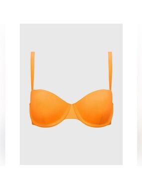 Cuup swim the balconette bra bikini top size 5 32D nectar NEW